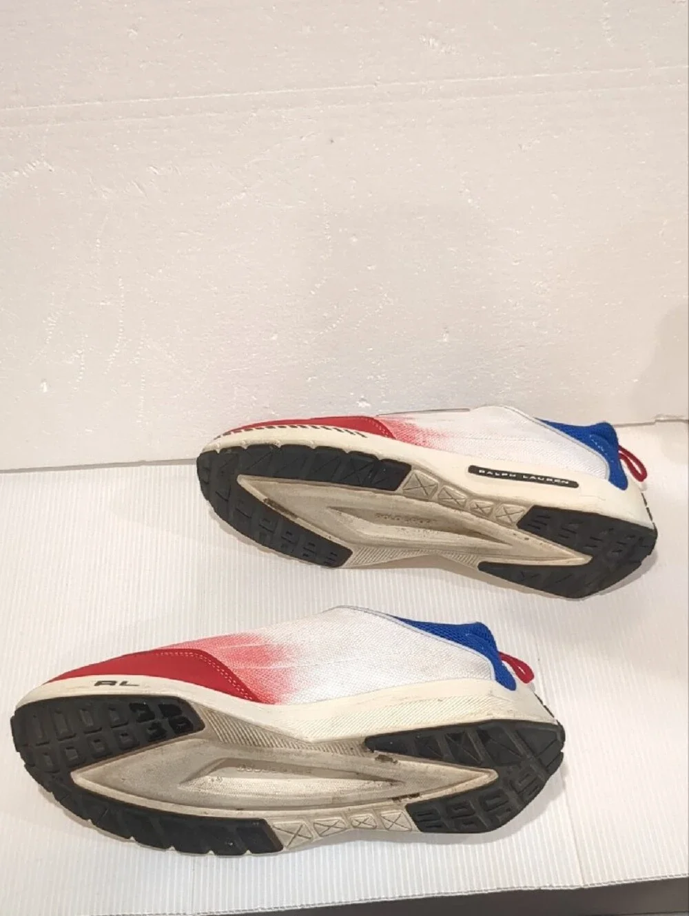 Polo Ralph Lauren Red, White & Blue Mesh Sneakers